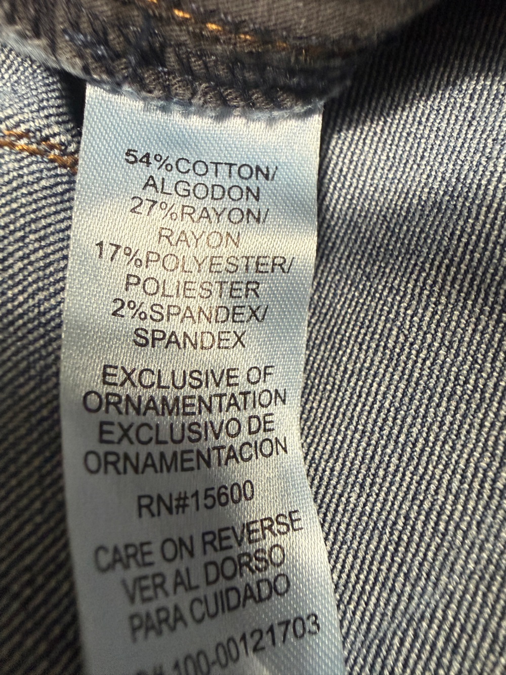 Democracy "Ab Technology" Wide-Leg Cargo Jeans Size 8 #2639 - Picture 9 of 9